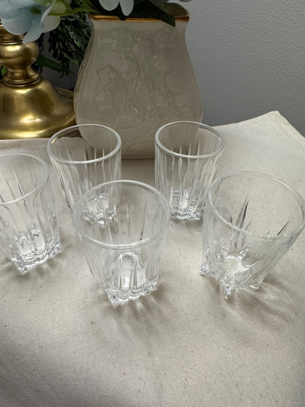Vintage Smith Glass 1940's Hobnail & Federal Glass Shot (5) glasses - Picture 9 of 14